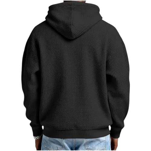Chaqueta de punto de manga larga con capucha transpirable casual 2