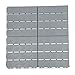 Balcony Flooring Tiles 12x12 Inch Interlocking Deck Tiles, Waterproof & Weatherproof for Patio, Porch, Indoor/Outdoor, Slip-Resistant Surface, Tool-Free Snap Installation (Deep Grey, 36 Pack)