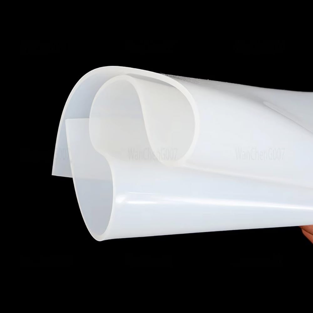 Cuscinetto Sigillante Ammortizzante In Foglio Di Gomma Siliconica Resistente Al Calore Semitrasparente(500x500x4mm 1Pcs)