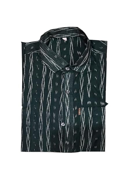 Image of Odisha Handloom 100% Pure Cotton unstitched Sambalpuri Pasapali Shirt fabric for Men /Boys Odisha Traditional kurta Soft & Breathable Natural Cotton fabric