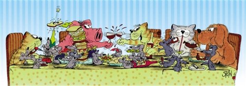 Preisvergleich Produktbild Schmidt Spiele - Uli Stein, Schlemmer-Bankett, 1000 Teile Puzzle