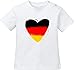 Produktbild EZYshirt® D1 WM 2018 Deutschland Baby T-Shirt Bio Baumwolle