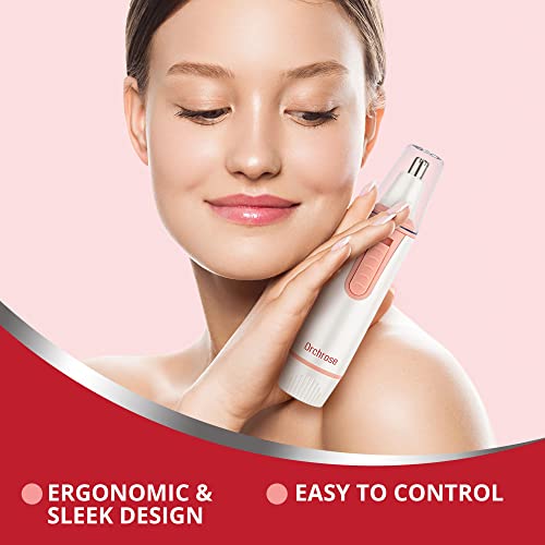 Nose Hair Trimmer For Women, Professional Painless Ear And Nose Trimmer For Women, Battery-Powered Womens Nose Hair Trimmer, Precision Lady’s Ear Hair Trimmer With Ipx5 Waterproof, Battery Included #TOP5
