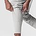 Designer Joggers for Men Fashion Tapered Cropped Pants Athletic Ankle Track Pants Street Techwear Stretch Trousers White