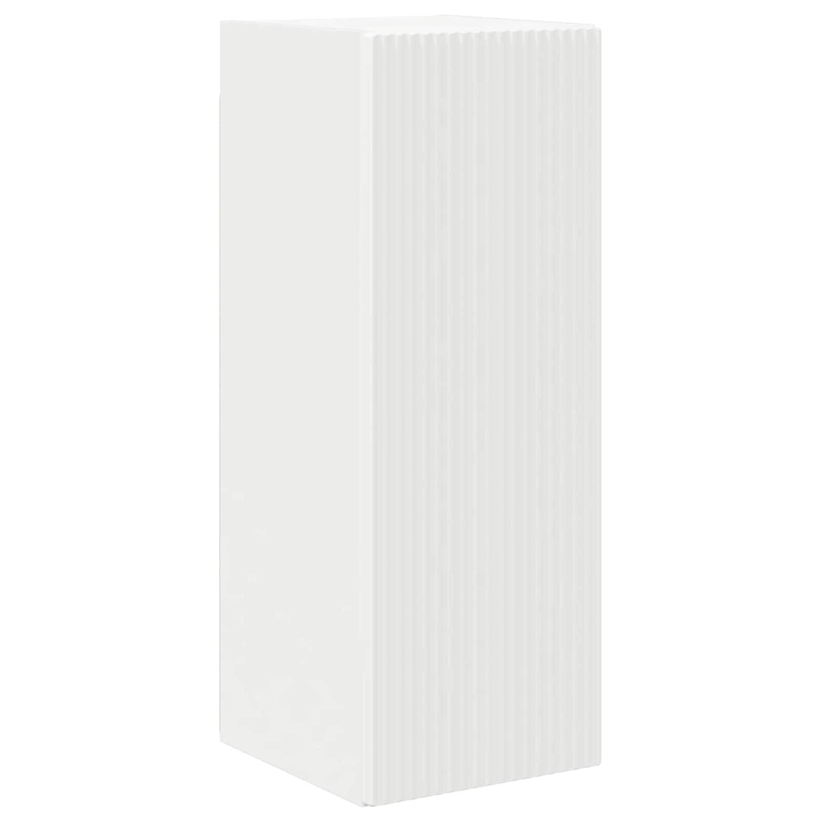 Set Mobile TV 8 Pezzi Bianco Legno Multistrato 31x30x60 Cm | 8 Pezzi, 4 Da 31x30x60 Cm E 4 Da 60x31x29,5 Cm, Armadio TV Con Scomparti E Cassetti, Per Soggiorno