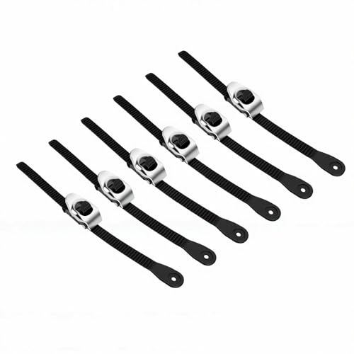 Bridas de alta resistencia reutilizables negras de 12 pulgadas con trinquete ajustable 3