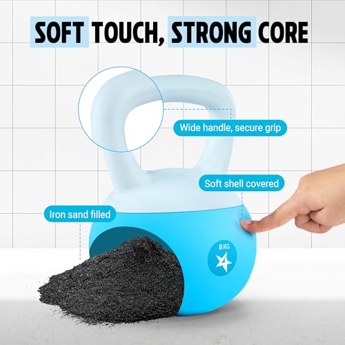 Soft Kettlebell - Blue - 8 Kg – Image 4