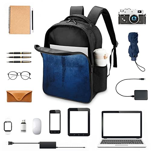 Mochila azul de moda resistente con relieve 3D Cool y gran capacidad para niños 3