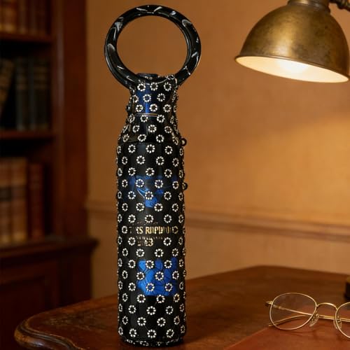 Malla para botellas de viaje portátil y reutilizable con asa compacta 3