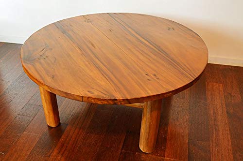 Amazon.co.jp: アジアン家具 木製 バリ ♪ARラウンドセンターテーブル