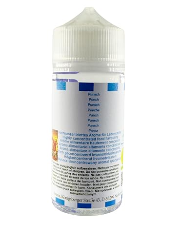Punsch arôme concentré goût authentique et formule vegan Sasami 100ml - 5