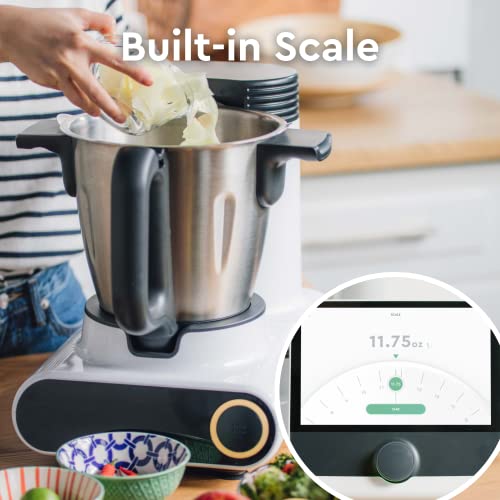 Black Friday Offer: $70 off, Multo By CookingPal, Smart Multi-Functional Stainless Steel Food Processor Guided Recipes | WiFi Built-In | Chop, Knead, Steam And Cook All-In-One Cooker - Thumbnail 6