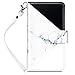 Dailylux iPhone 8 Case,iPhone 7 Wallet Case,Premium PU Leather+TPU Inner Shell Flip Case with 9 Card Slot Luxury Blin Cover for Apple iPhone 7 (2016) / iPhone 8 (2017) Women/Girls-Marble Black