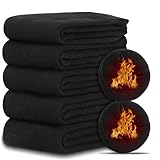 [YUMISS] 靴下 レディース ソックス 冬 5足セット 【厳選保温綿素材・パイル編み】【締め付け感ゼロ・まるで裸足な履き心地】 クルー 暖かい ふわふわ 厚手 保温 抗菌消臭 蒸れない ずれ落ちない 耐久性 ルームソックス (JP, アルファベット, Free Size, セットB)