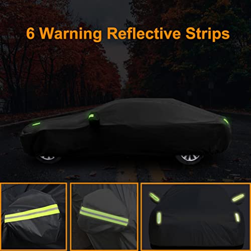 SjYsXm Custom Car Cover Compatible with Maserati Ghibli 2013-2026/ GranTurismo GranCabrio, Waterproof Rain Snow Sun UV Cover with Cotton Lining, All Weather Outdoor Car Covers with Windproof Straps by SjYsXm - Image 5