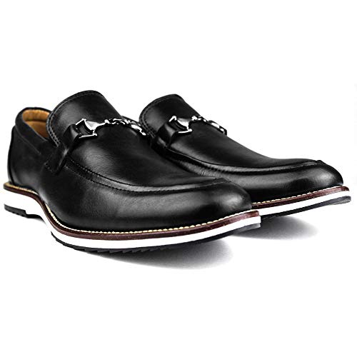 Sapato Casual Brogue Premium Social Detalhes Fivela Couro Cor:Preto;Tamanho:38