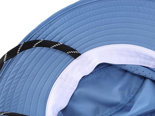 Image of Connectyle UPF 50+ Wide Brim Sun Hat for Men Women UV Protection Bucket Hats Outdoor Breathable Safari Hat for Fishing Hiking