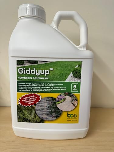 GIDDYUP - Weed Killer Concentrate - High Strength Fast Acting - 5L