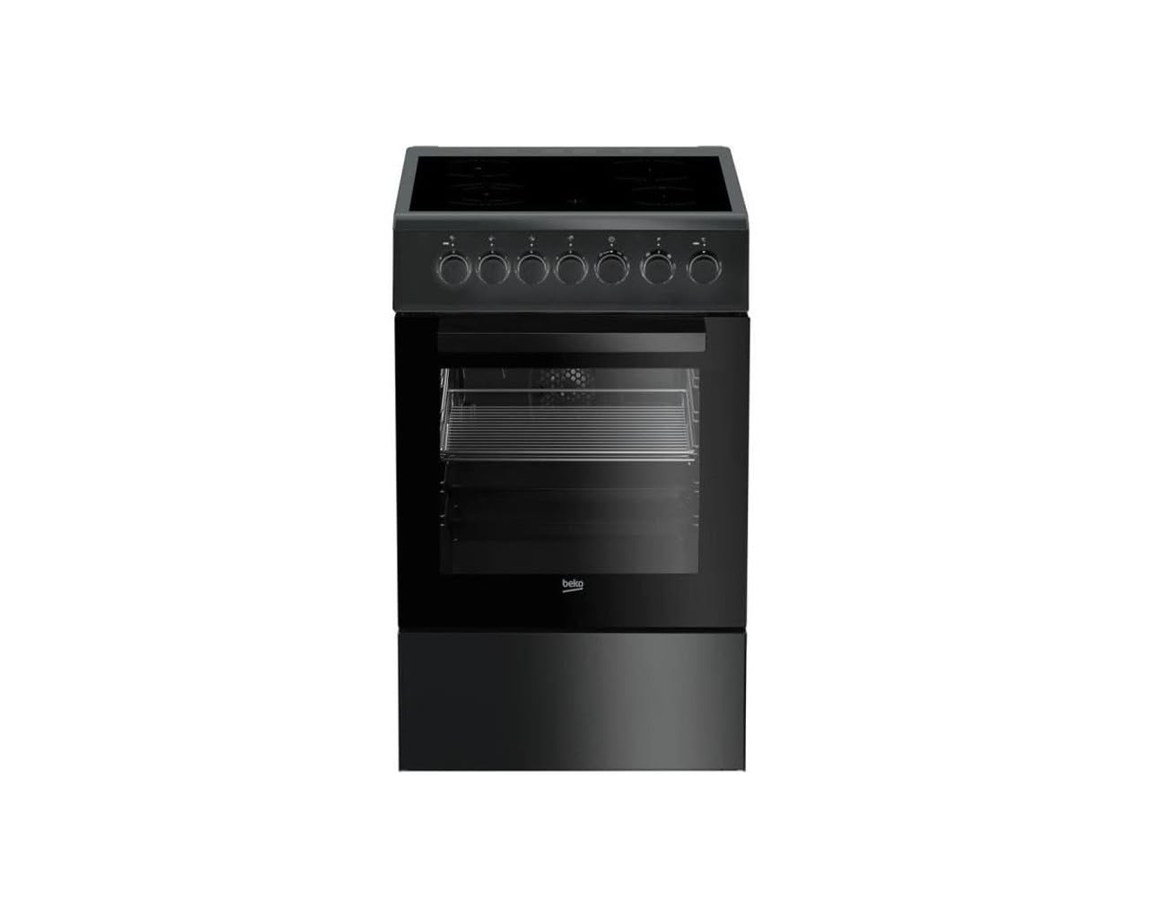 Beko FSS57100GAC cooker Freestanding cooker Electric Ceramic Anthracite