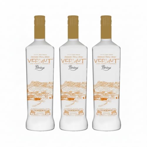 Vermut con Sidra y Naranja – Elaboración Artesanal con Destilación de Naranja | Base de Vermut Macerado con Más de 30 Plantas | Medalla de Oro SISGA 2024 | 1 Litro – 15% vol (Pack 3)