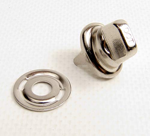 DOT Turn Button Stud & Clinch Plate Only - 5 of Each Piece
