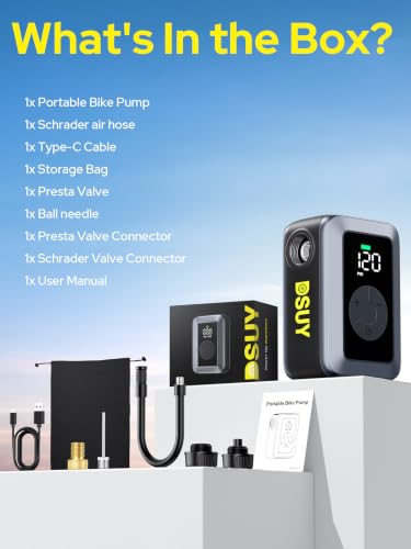 DSUY Mini Electric Bike Pump