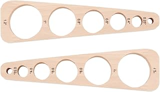 PH PandaHall Auxiliary Tool for Attaching Safety Eyes and Washers Wood Safety Eyes Insertion Tool Amigurumi Craft Eyes Too...