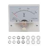 Heyiarbeit 85C1 DC Analog Panel Voltage Gauge 0-5V Volt Meter for Voltage Measurement Devices 1Pcs