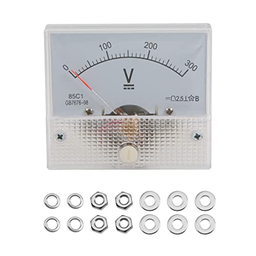Heyiarbeit 85C1 DC Analog Panel Voltage Gauge 0-5V Volt Meter for Voltage Measurement Devices 1Pcs