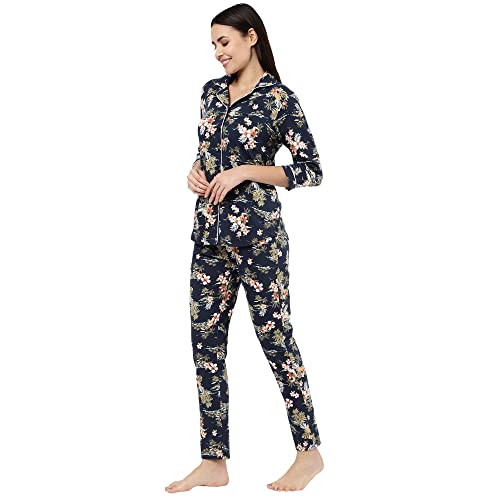 Image of Sweet Dreams Women's Cotton Printed Night Suit Set
