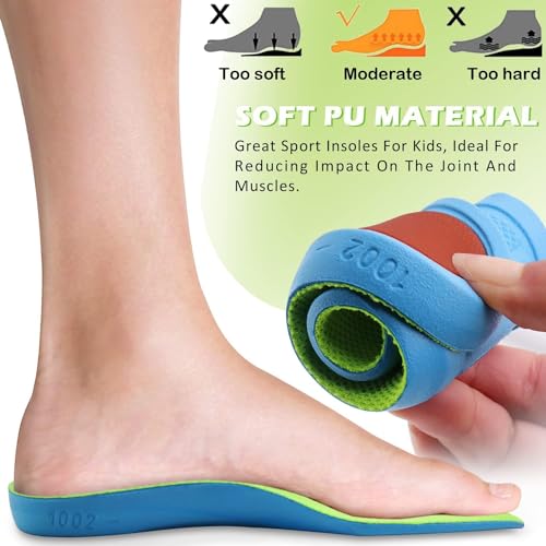 Plantillas cómodas para niños Ailaka, espuma PU para deporte miniatura 4