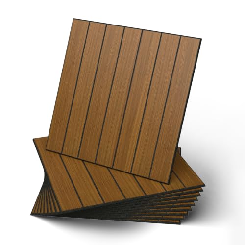 Paneles de pared de listones de madera para tapar grietas y decorar cuartos