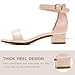Dufannie Blush Pink Heels Formal Shoes for Girls Fashion Fancy Princess Shoes Teenage Homecoming Party Shoes for Church Easter Cute Summer Sandals for Little Big Kids Toddler(3603Pink 3)
