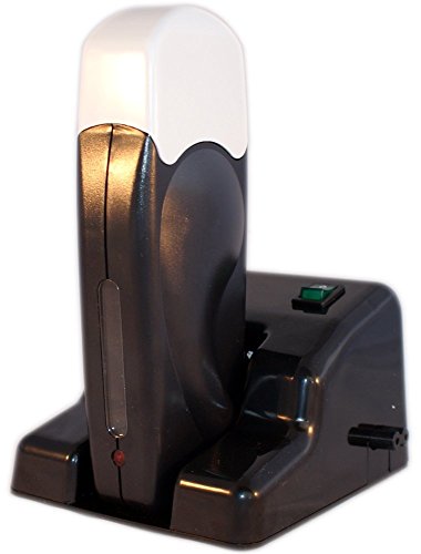 EpilWax - Chauffe Cire Épilation Professionnelle avec Base Modulaire - Compatible avec Cartouches Roll-On 100 ml EpilWax - Gamme Modulaire Blanc/Noir