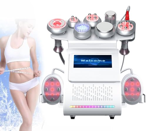 GEHPYYDS Masajeador de radiofrecuencia para Bajar de Peso, Dispositivo 9 en 1 para Quemar Grasa, Dispositivo Profesional para reafirmar la Piel, máquina para Esculpir Todo el Cuerpo.