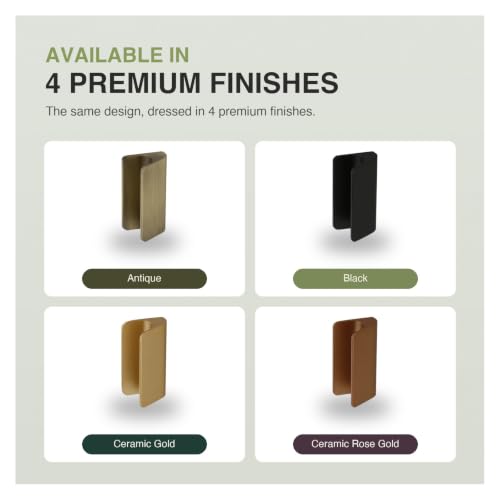Image of MODIUS Cabinet Knob | Wardrobe & Drawer Knob | Cupboard Knob for Kitchen | Ceramic Rose Gold Finish | Aluminium Cabinet Hardware | Pack of 1 (MS036258)