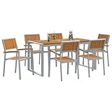 【Usage polyvalent】 Parfait pour des repas en plein air, cet ensemble est adapté aux espaces en mouvement. Que ce soit pour des soirées entre amis ou des repas tranquilles sous les étoiles, les accoudoirs et dossiers ergonomiques ajoutent une touche de confort, favorisant des gestes prolongés. C'est un choix parfait pour ceux qui veulent ajouter une touche de praticité et de style à leur maison.