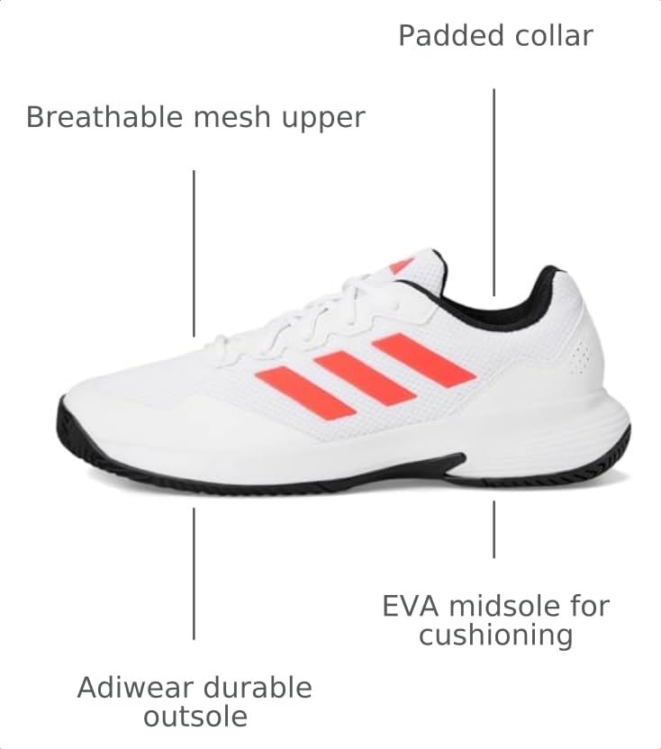 Image of adidas Men's Gamecourt 2 Tennis Shoes