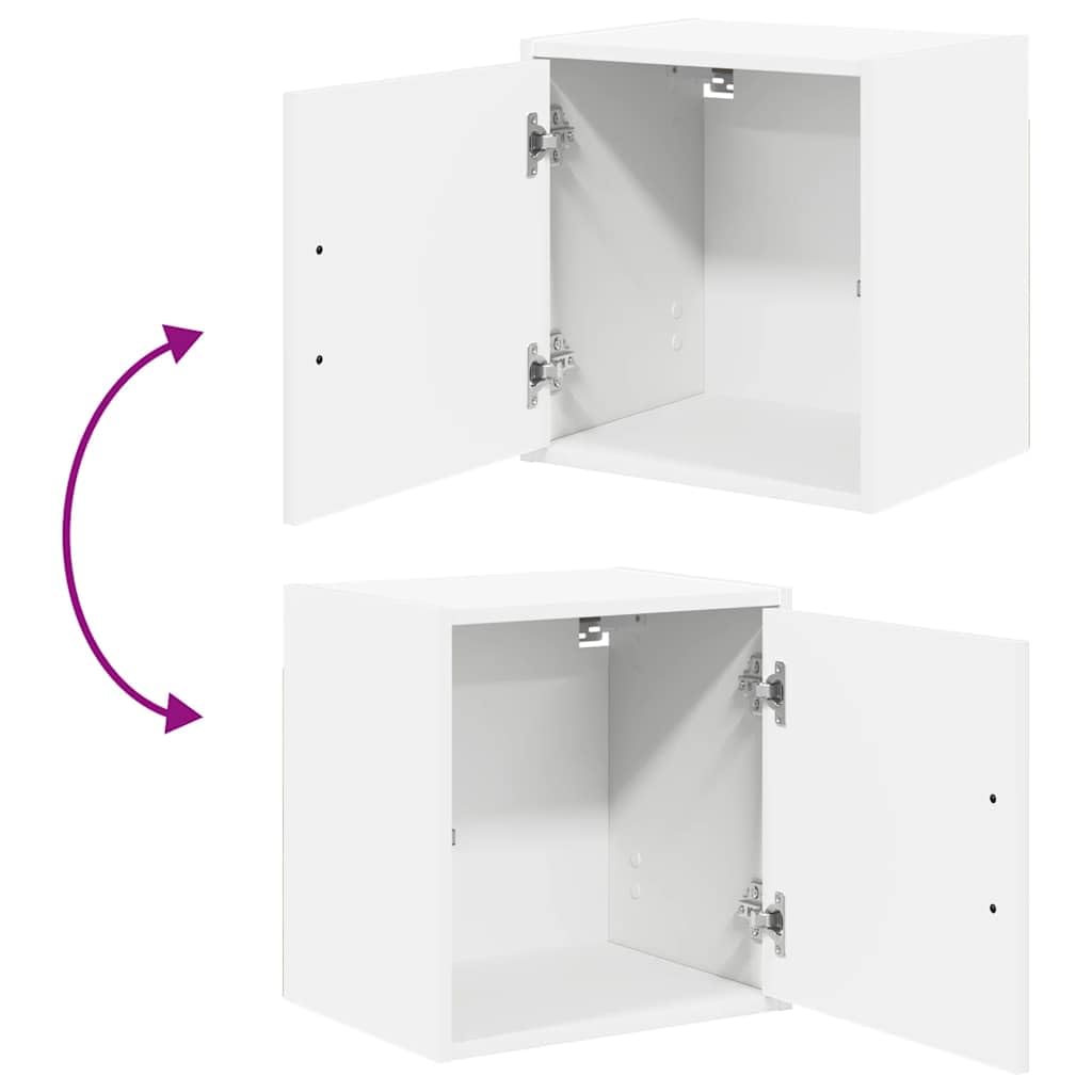 Générique Armoire Murale de Garage Blanc Bois d'ingénierie,Entreprise & Industrie,Stockage Industriel,Armoires industrielles,Blanc,7.5 KG,860625