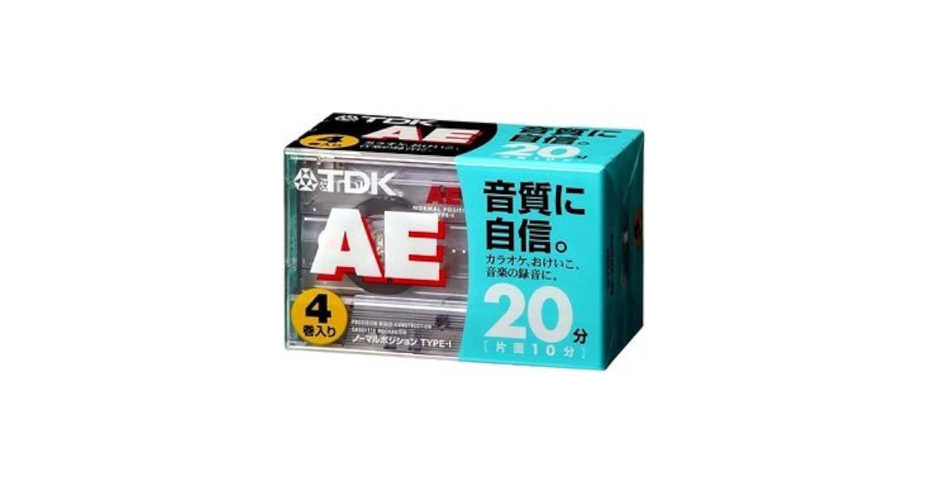 Amazon | TDK オーディオカセットテープ AE 20分4巻パック [AE