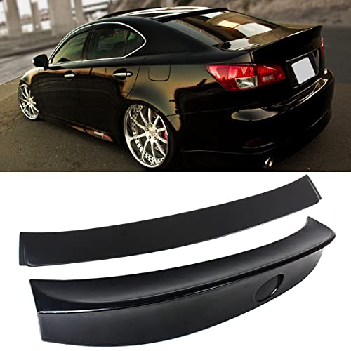 Fits for 2006-2013 Lexus IS250 IS350 ISF Wald Style Duckbill Trunk Lid + VIP Rear Window Roof Spoiler