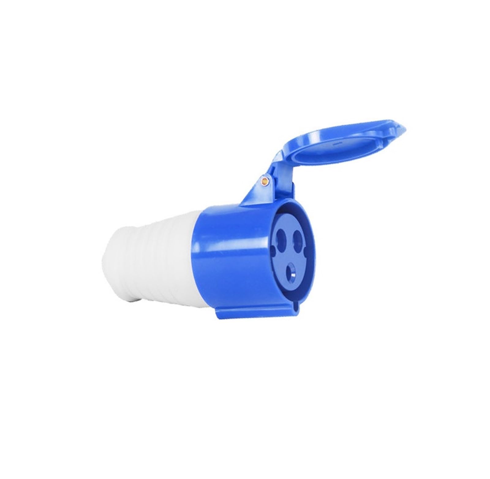 MUYTQAERG Industrial Connector 16A 32A IP44 Three-Phase Socket Exposed and Concealed Direct Blue(LX 223 3 core 32A)