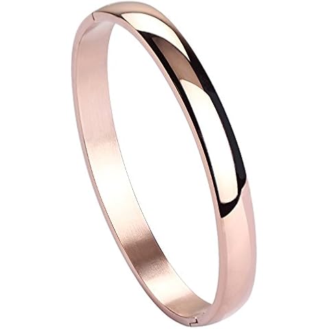 MILAKOO Womens Rose Gold Stainless Steel Bracelet Cover