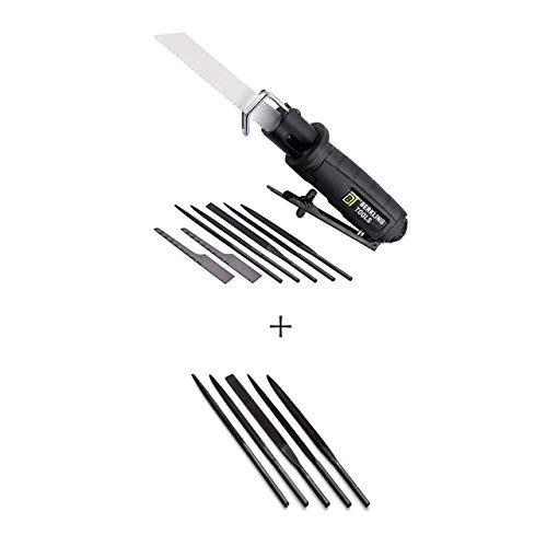 Berkling Tools 7102 Compact Low Vibration Air Saw/Air File With 13 Pcs Saw Blade And File Blade Bundle #TOP14