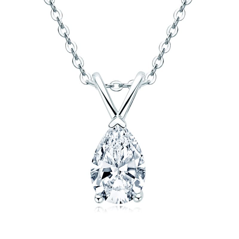 Collier en moissanite véritable pour femmes le cadeau idéal en argent 925