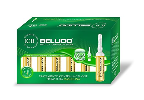 ICB BELLIDO Tratamiento 10+2 ampollas para la Calvicie Prematura Hombre