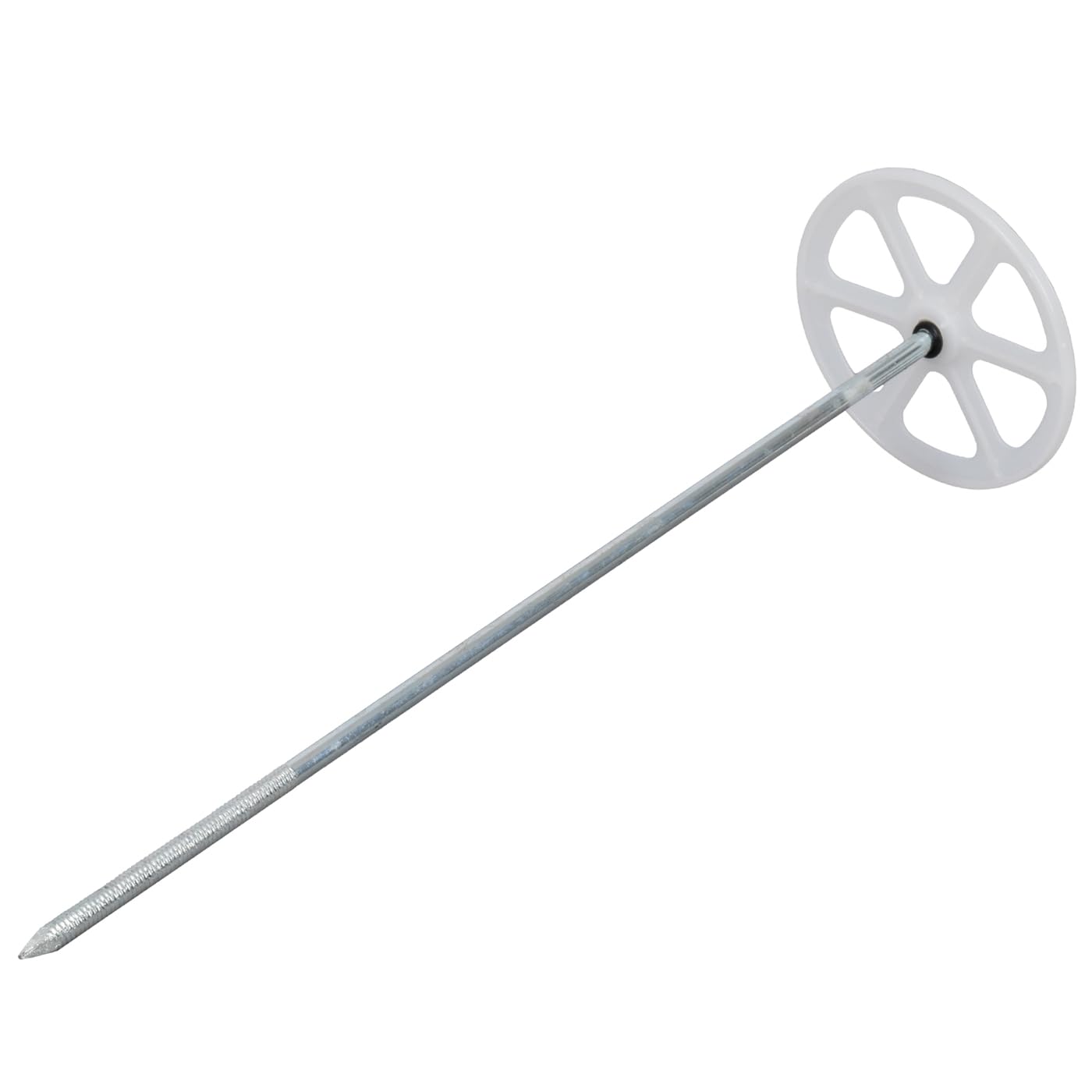 VOSS.farming 12x Vliesnagel 33cm, Befestigung für Heuvlies, Strohvlies, Abdeckvlies, mit Kunststoffscheibe, verzinkt