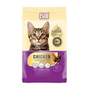 Billi Kitten Real Chicken Cat Food, 17.64 Oz 500 G – Pellet