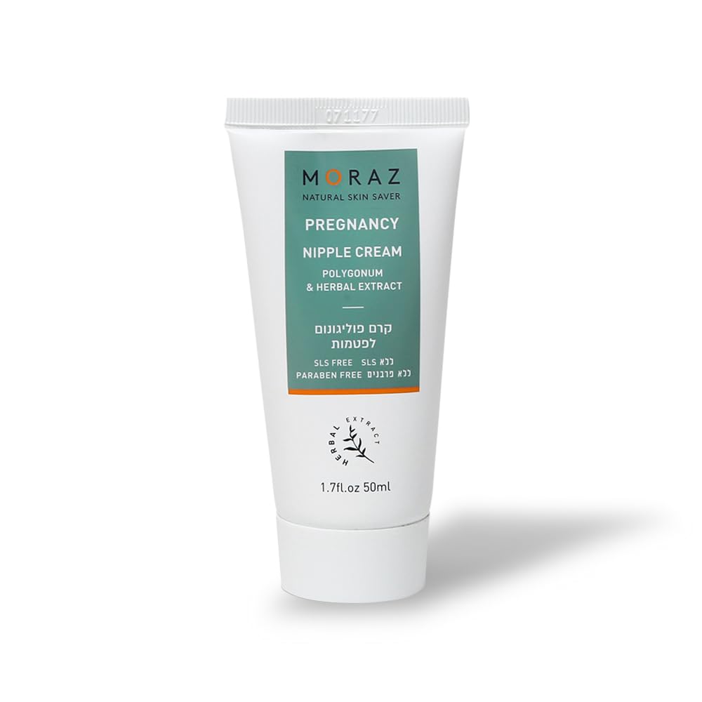 Moraz - Crema per capezzoli in gravidanza, poligono ed estratto di erbe, per donne, 50 ml