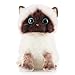 SimulacióN Gato SiaméS Peluche De Juguete Lentejuelas Azules Ojos Gato MuñEco De Peluche Cara MarróN Y Blanca Ragdoll Peluche Gato DecoracióN Para El Hogar MuñEca Juguetes Creativo